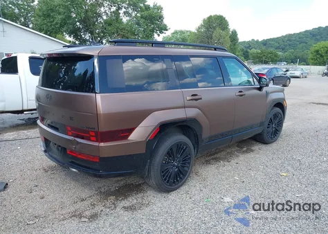 2025 Hyundai Santa Fe Hybrid Calligraphy from USA, damaged, VIN 5NMP5DG18SH030789